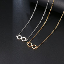 Load image into Gallery viewer, Stainless Steel Necklace For Women Lovely Chic Infinity Pendant Fashion
