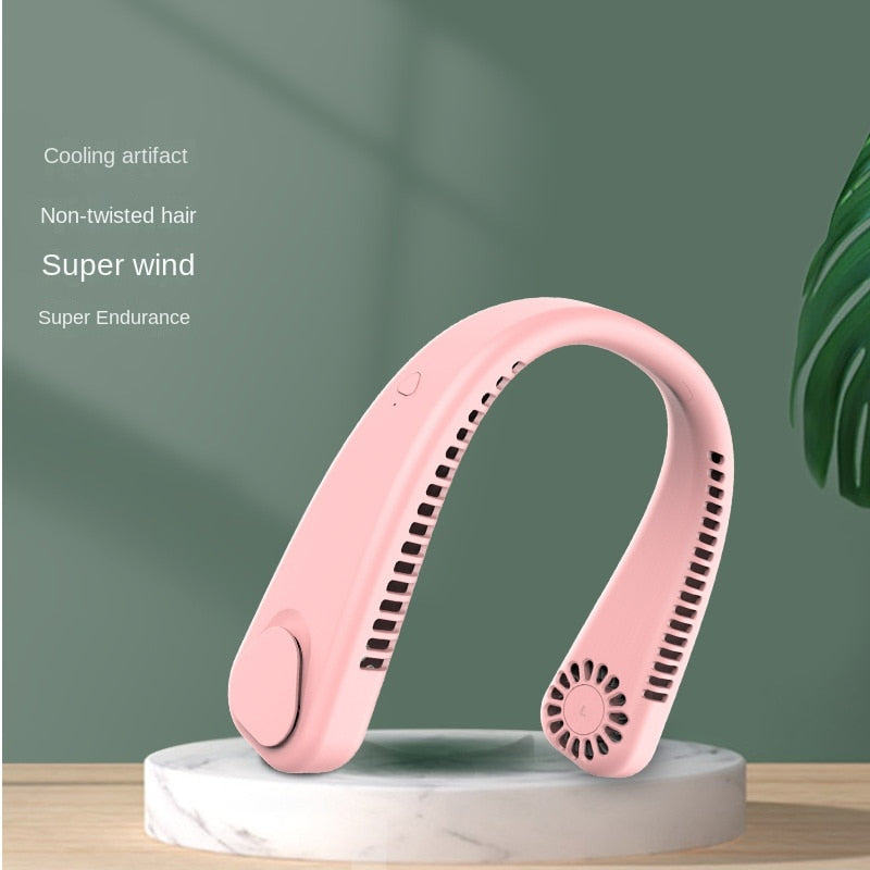 The new neck hung fan usb charging