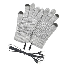 Load image into Gallery viewer, Heated Gloves Winter Thermal  With Built In Heating Sheet USB Powered Soft Durable Winter Work For Men Women
