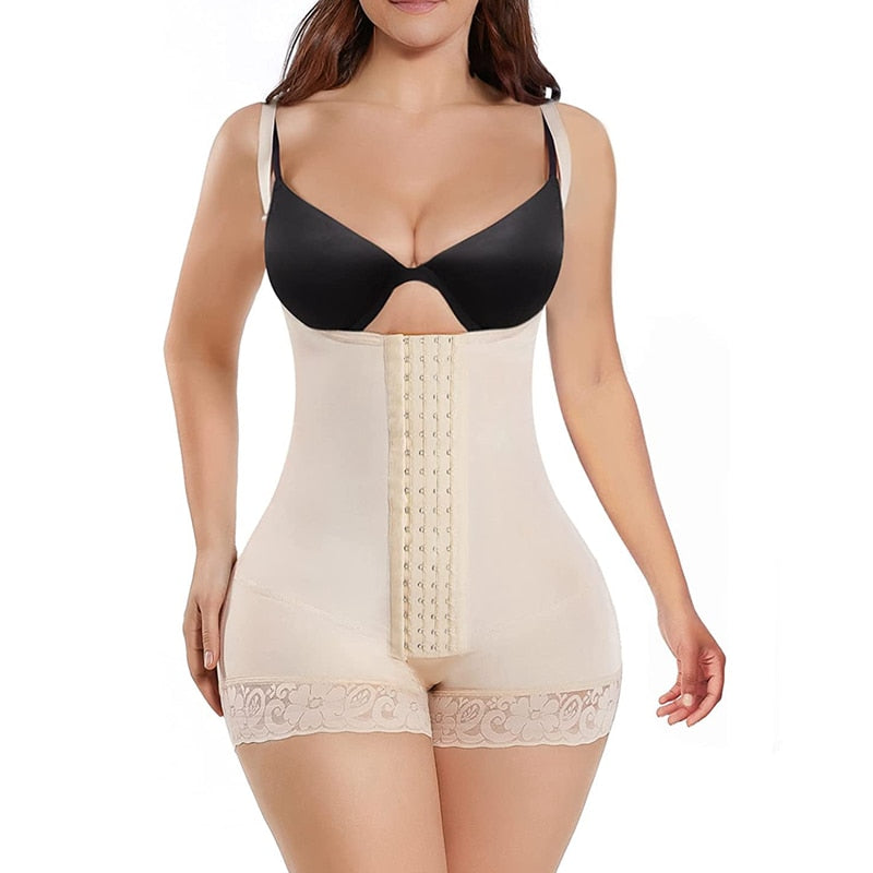 Bodi Slim Woman Body Shaper Belly Sheath Corset High Girdle Compression Tummy Full Shapewears