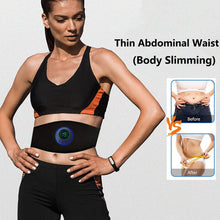 Load image into Gallery viewer, Electric Abs Abdominal Trainer Toning Belt EMS Muscle Stimulator Toner Smart Body Slimming Home Gym Fitness Equiment
