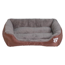 Load image into Gallery viewer, S-3XL 9 Colors Paw Pet Sofa Dog Beds Waterproof Bottom Soft Fleece Warm Cat Bed House Petshop cama perro
