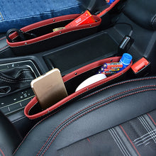 Load image into Gallery viewer, Seat Gap PU Case Storage Bag Car Organizer Artificial Leather Car Seats Gap Bag Car Accessories High Quality Storage Bag
