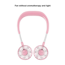 Load image into Gallery viewer, USB Portable Fan Hands-free Neck Hanging Portable 3 gears
