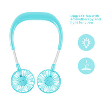 Load image into Gallery viewer, USB Portable Fan Hands-free Neck Hanging Portable 3 gears
