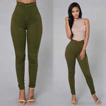 Load image into Gallery viewer, Plus Size High Waist Skinny Jeans

