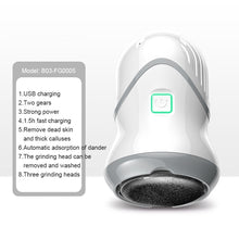 Load image into Gallery viewer, Rechargeable Foot Files Clean Tools for Hard Cracked Skin Electric Foot Grinder Vacuum Callus Remover Foot Pedicure Tools
