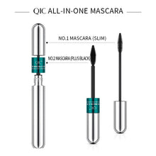 Load image into Gallery viewer, QIC Double Head Waterproof Mascara 4D Thick Pull Long Curl  Eyelashes Liquid Not Easy Dizzy Dye Eye Lashes Quick Waterproof
