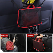 Load image into Gallery viewer, Car Net Pocket Handbag Holder Universal Multifunction Car Organizer Seat Gap Storage Mesh Pocket Interior Accessories
