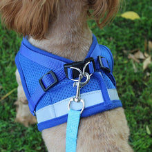 Load image into Gallery viewer, Reflective Safety Pet Dog Harness and Leash Set for Small Medium Dogs Cat Harnesses Vest Puppy Chest Strap Pet accessories
