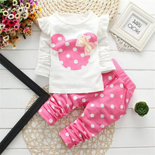 Load image into Gallery viewer, Baby Girls Winter Clothing Sets Cotton Cartoon Mouse Long Sleeve Bebes Suit Newborn Kids Baby Girl Clothes
