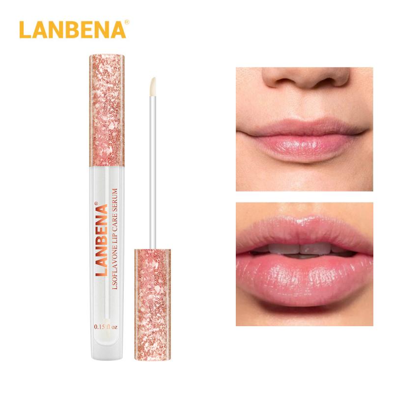 LANBENA Lip Care Serum Lip Plumper Repairing Reduce Lip Mask Fine Lines Increase Reduce Fine Lines Moisturizing Lip Care TSLM1