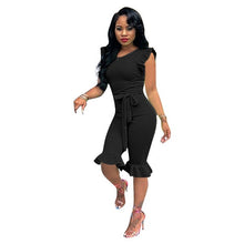 Load image into Gallery viewer, Office Lady Ruffle Jumpsuit Women Clothing Tunic Party Bodycon Slim Female Overalls Outfit
