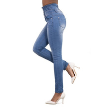 Load image into Gallery viewer, Spring Summer Woman skinny jeans Denim Pencil Pants Top Brand Stretch Jeans High Waist Pants Women High Waist Jeans
