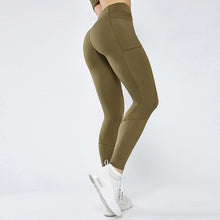 Load image into Gallery viewer, Fitness Leggins Push Up Women Workout Leggings High Waist Side Pockets Leggings Yoga Pants
