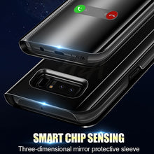 Load image into Gallery viewer, Luxury Smart Mirror Flip Phone Case For Samsung Galaxy S10E S10 S9 S8 Plus Cover  Cover
