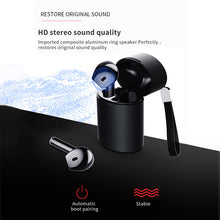 Load image into Gallery viewer, X10 V5.0 Bluetooth Auto Pairing Stereo Bass Earphone Wireless   Touch Earbuds Headset Portable Strap Charge Case
