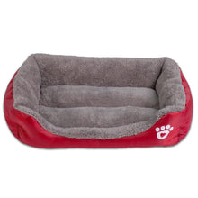 Load image into Gallery viewer, S-3XL 9 Colors Paw Pet Sofa Dog Beds Waterproof Bottom Soft Fleece Warm Cat Bed House Petshop cama perro

