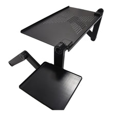 Load image into Gallery viewer, Portable foldable adjustable folding table for Laptop Desk Computer mesa para notebook Stand Tray For Sofa Bed Black
