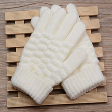 Load image into Gallery viewer, Winter Touch Screen Gloves Women Men Warm Stretch Knit Mittens Imitation Wool Full Finger Guantes Female Crochet Luvas Thicken
