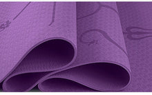 Load image into Gallery viewer, 1830*610*6mm TPE Yoga Mat with Position Line Non Slip Carpet Mat For Beginner Environmental Fitness Gymnastics Mats
