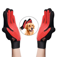 Load image into Gallery viewer, Cat Grooming Gloves Dog Hair Remover Gentle Deshedding Brush Comb Tool Pet Massage Mitt with Enhanced Long/Short Fur
