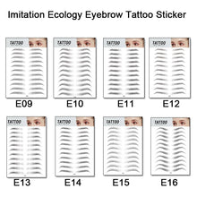 Load image into Gallery viewer, Magic 4D Hair-like Eyebrow Tattoo Sticker False Eyebrows 7 Day Long Lasting Super Waterproof Makeup Eye Brow Stickers Cosmetics
