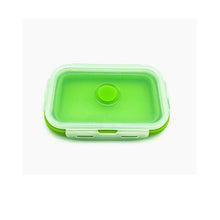 Load image into Gallery viewer, Silicone Collapsible Food Storage Container Microwavable Portable Picnic Camping Outdoor Box
