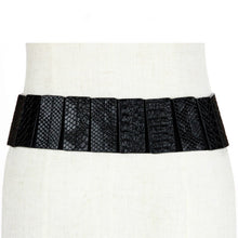 Load image into Gallery viewer, Waist Belt Ladies Wide Vintage Waistband Trim Sweater Elastic Black  Women Dress
