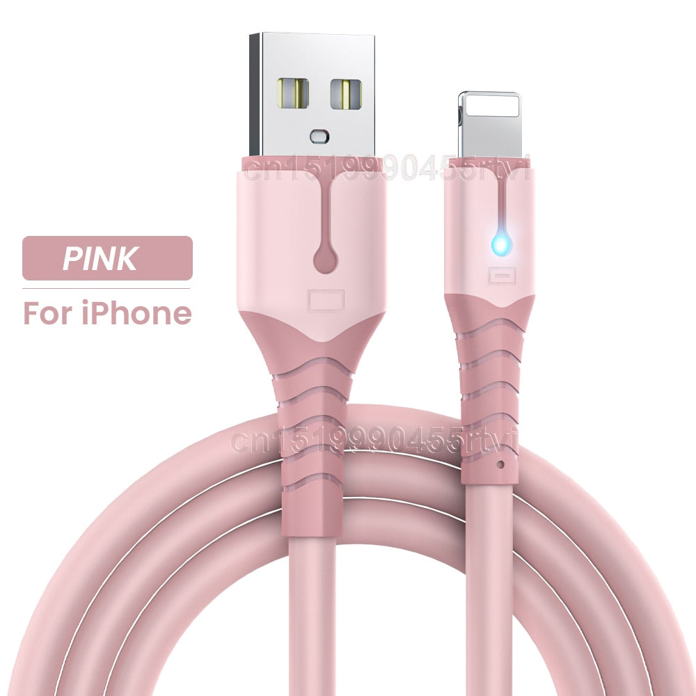 Quick Charge USB Cable For iPhone 14 13 12 11 Pro Max XS 6s 7 8 Plus Origin Mobile Phone Cord Data Charger Wire 1/1.5/2M