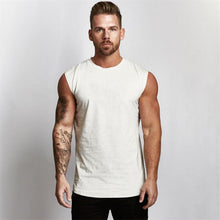 Load image into Gallery viewer, Muscleguy Brand Gyms Clothing Workout Sleeveless Shirt Tank Top Men Bodybuilding Fitness Mens Sportwear Muscle Vests Men Tanktop
