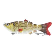 Load image into Gallery viewer, 10cm 16.5g Multi-section Lure With Ring Beads Simulation Luya Multi-section Lure Submerged Bionic 6-section Lure
