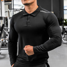 Load image into Gallery viewer, Mens Gym Compression Shirt Male Rashgard Fitness Long Sleeves Sportswear Dry Fit
