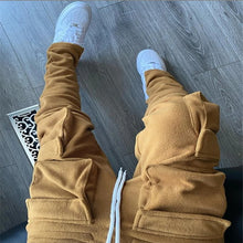 Load image into Gallery viewer, Fall Winter Streetwear Men&#39;s Cargo Pants Pockets Sweat Pants Casual Trousers Mens Jogging Pants
