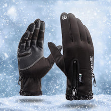 Load image into Gallery viewer, Cold-proof Ski Gloves Waterproof Winter Gloves Cycling Fluff Warm Gloves For Touchscreen Cold Weather Windproof Anti Slip
