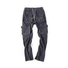 Load image into Gallery viewer, Fall Winter Streetwear Men&#39;s Cargo Pants Pockets Sweat Pants Casual Trousers Mens Jogging Pants
