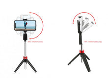 Load image into Gallery viewer, 3 In1 Bluetooth Wireless Selfie Stick Tripod Foldable
