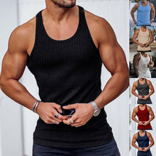 Load image into Gallery viewer, Men Tank To Plus Size Muscle Clothing Casual Sleeveless Fitness Men Vest Casual Bodybuilding

