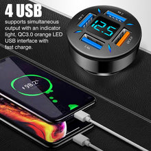 Load image into Gallery viewer, 66W 4 Ports USB PD Quick Car Charger QC3.0 Type C Fast Charging Car Adapter Cigarette Lighter Socket Splitter For iPhone Xiaomi
