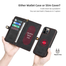 Load image into Gallery viewer, Wallet Portable Leather Phone Case For iPhone 6 6S 7 8 Plus X XS XR XSMax SE2020 11 12 13 14 Mini Pro ProMax
