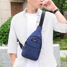 Load image into Gallery viewer, Men Fashion Multifunction Nylon Waist Shoulder Bag Crossbody Anti Theft Travel
