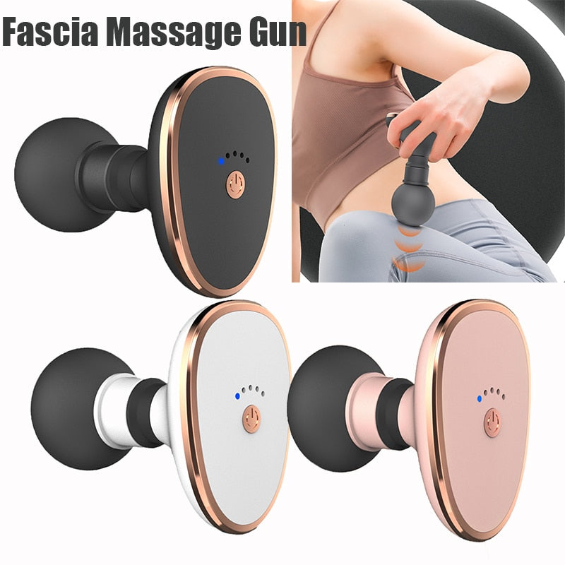 Electric Massage Gun Portable Mini Neck Back Deep Tissue Vibration Pain Relief Massager Fitness for Muscles