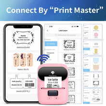 Load image into Gallery viewer, Phomemo M110 Self-adhesive Smart Thermal Label Printer for Business,Barcode Label, Price Tag, Address Wireless Sticker Printer
