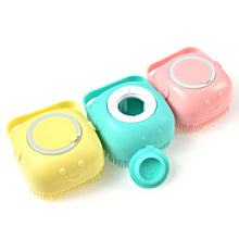 Load image into Gallery viewer, Dog Bath Brush Massage Soft Safety Silicone Comb with Shampoo Box
