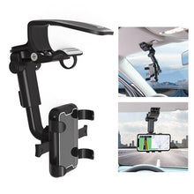 Load image into Gallery viewer, Car Clip Sun Visor Cell Phone Holder Universal Phone Mount for IPhone XS GPS Rearview Mirror Stand Car Mobile Clip
