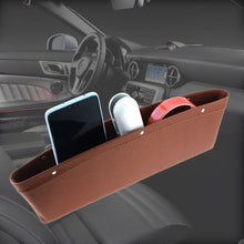 Load image into Gallery viewer, 1PC Car Organizer PU Leather Storage Car Seat Slit Gap Pocket Storage Glove Slot Box 350*105*4 mm
