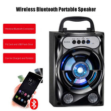 Load image into Gallery viewer, Portable Karaoke Speaker Wireless Bluetooth  System Bass Subwoofer Microphone Support Hands-Free/USB/TF Card/AUX/FM
