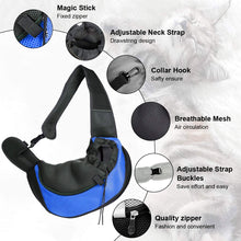 Load image into Gallery viewer, Pet Carrier Sling Bag Safe for Small and Medium Dog Cat Adjustable Comfortable moving carrier travel bag - somethinggoodenterprise

