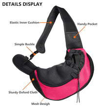 Load image into Gallery viewer, Pet Carrier Sling Bag Safe for Small and Medium Dog Cat Adjustable Comfortable moving carrier travel bag - somethinggoodenterprise
