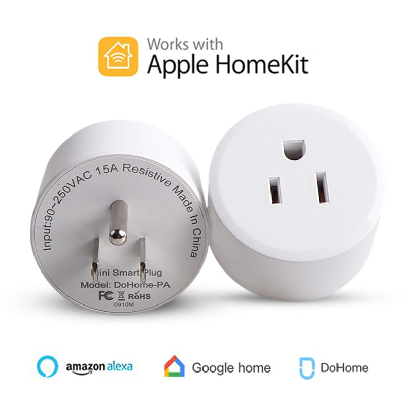 Wifi Smart Socket Smart Timer US Plug Dohome Homekit Remote Control Smart Home Voice Control Works With Siri Alexa Google Home - somethinggoodenterprise